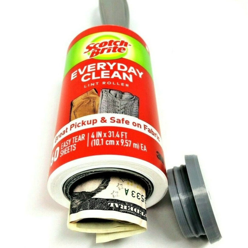 Diversion Safe Lint Roller Stash Can